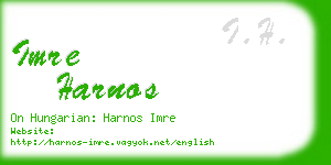 imre harnos business card